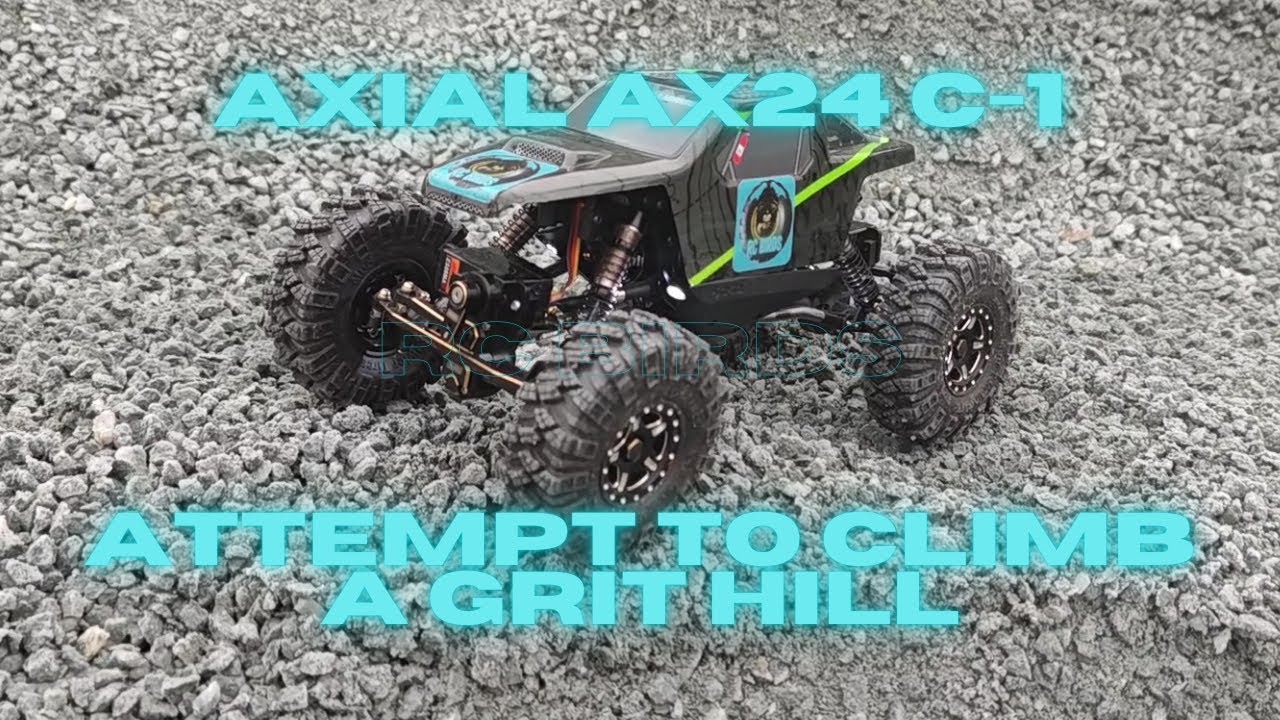 Axial AX24 XC-1: Climbing a Grit Hill (Crawler Testing 1 of 4)