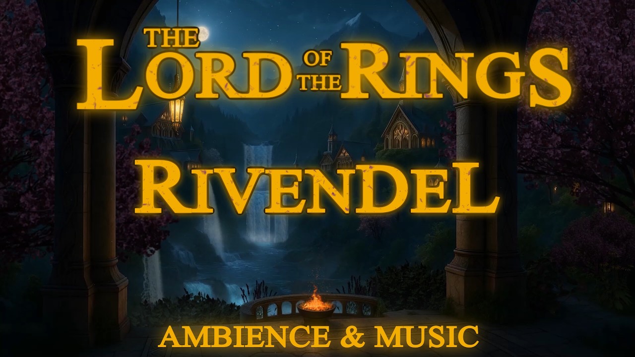 The lord of the Rings | The Hobbit | Rivendell Ambience & Music