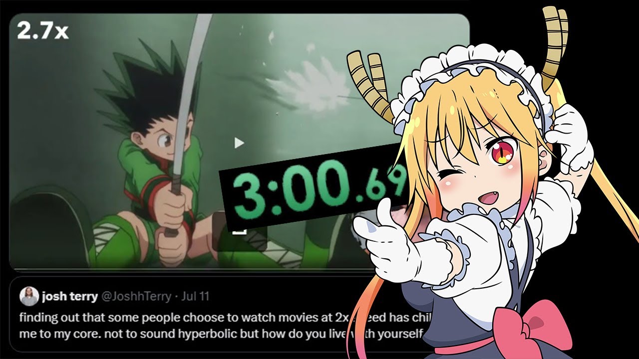 Watching Anime on 3.5x Speed is What New Anime Fans Do Now