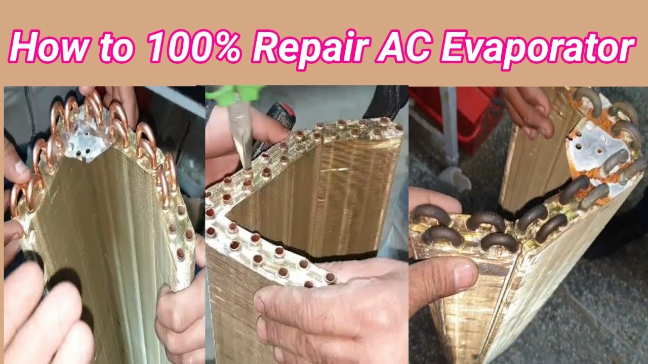 How to do 100% Repair AC Evaporator | Evaporator Coil U Bend Replacement In Urdu/Hindi