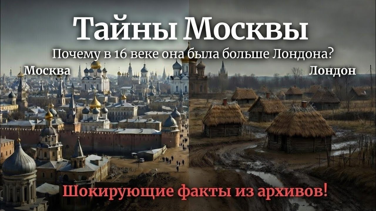 Тайны Москвы: Почему в 16 веке она была больше Лондона? Шокирующие факты из архивов!