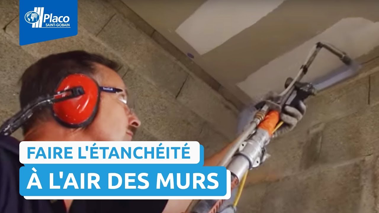 Comment faire l'étanchéité à l'air des murs ? La solution : Aeroblue®