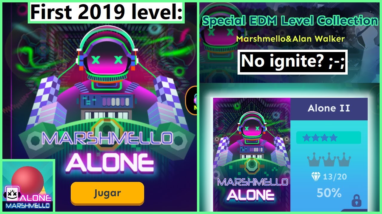How 2019 Started: Marshmello's Alone II release and K-391's Ignite deletion | Rolling Sky v2.0.4