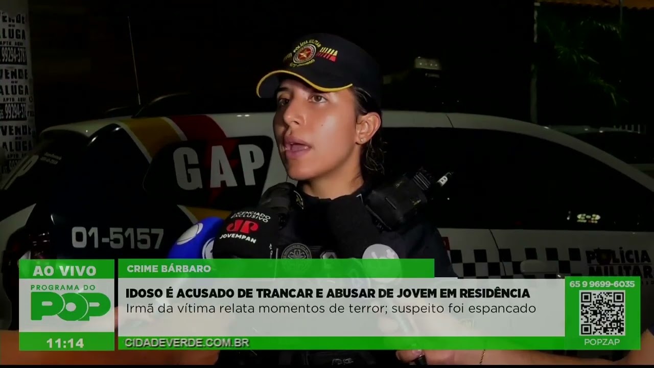 IDOSO É ACUSADO DE TRANCAR E ABUSAR DE JOVEM EM RESIDÊNCIA