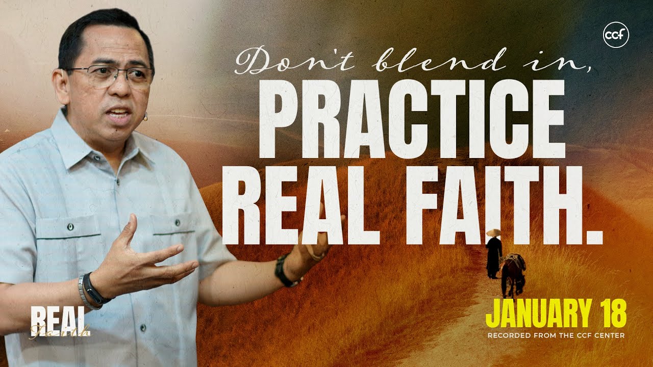 Real Faith Obeys God's Word | Bong Saquing | January 18, 2026