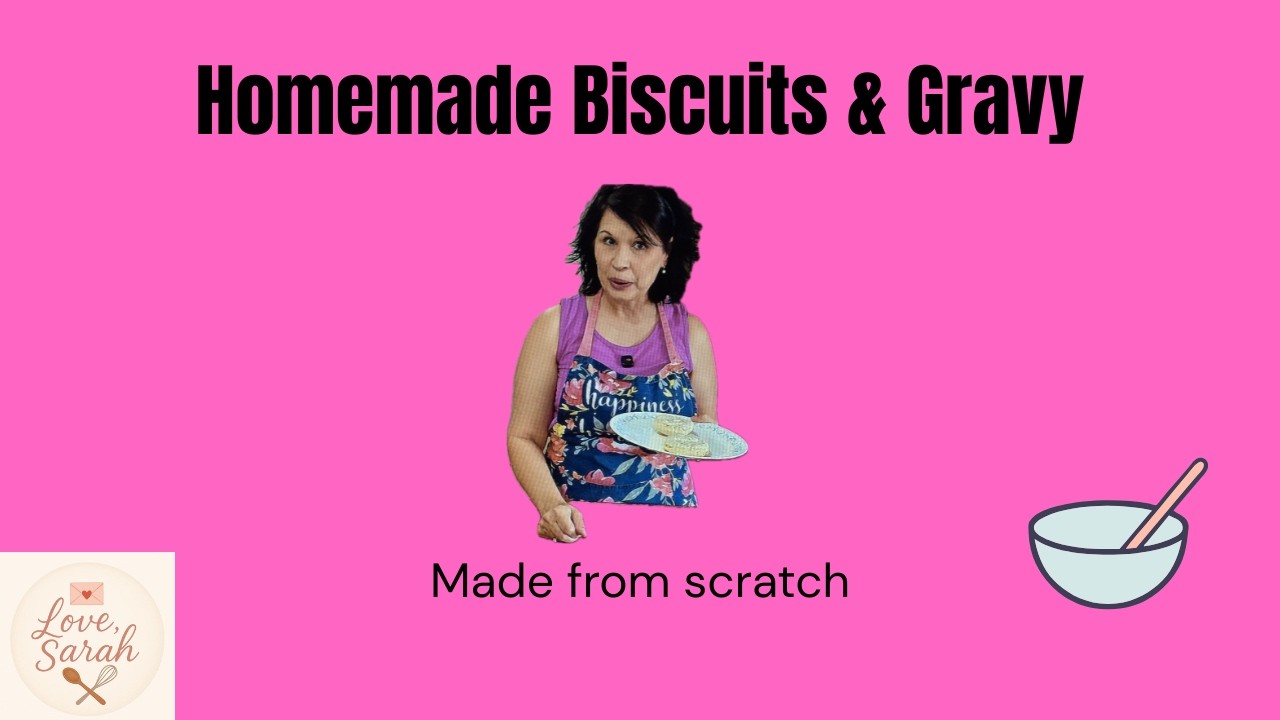 Homemade Biscuits & Gravy From Scratch | Classic Comfort Food Recipe #southerncooking #comfortfood