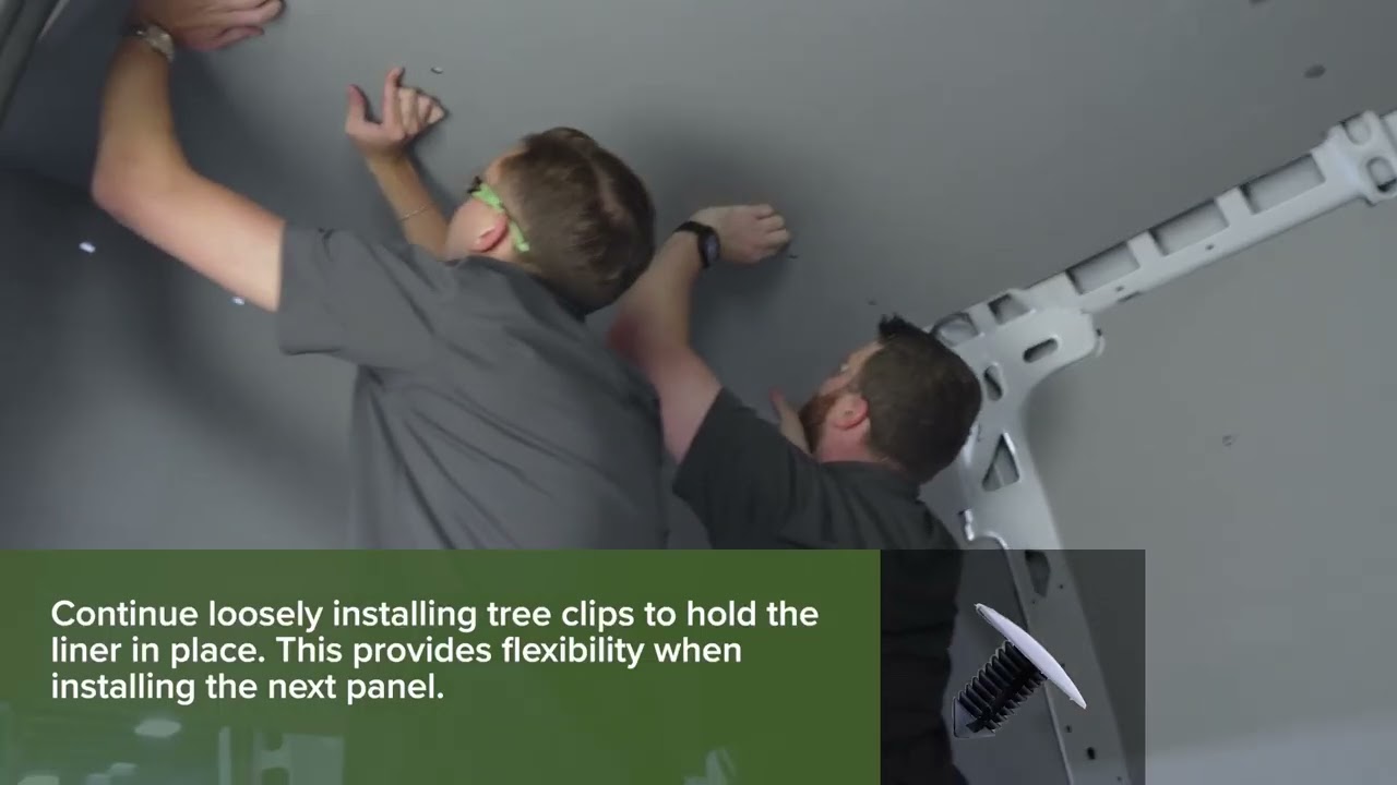 Welfit&trade; Cargo Liners | Ceiling Panels Installation