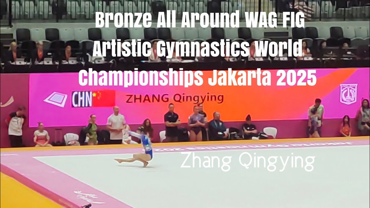 Zhang Qingying Bronze All Around WAG FIG Artistic Gymnastics World Championships Jakarta 2025 