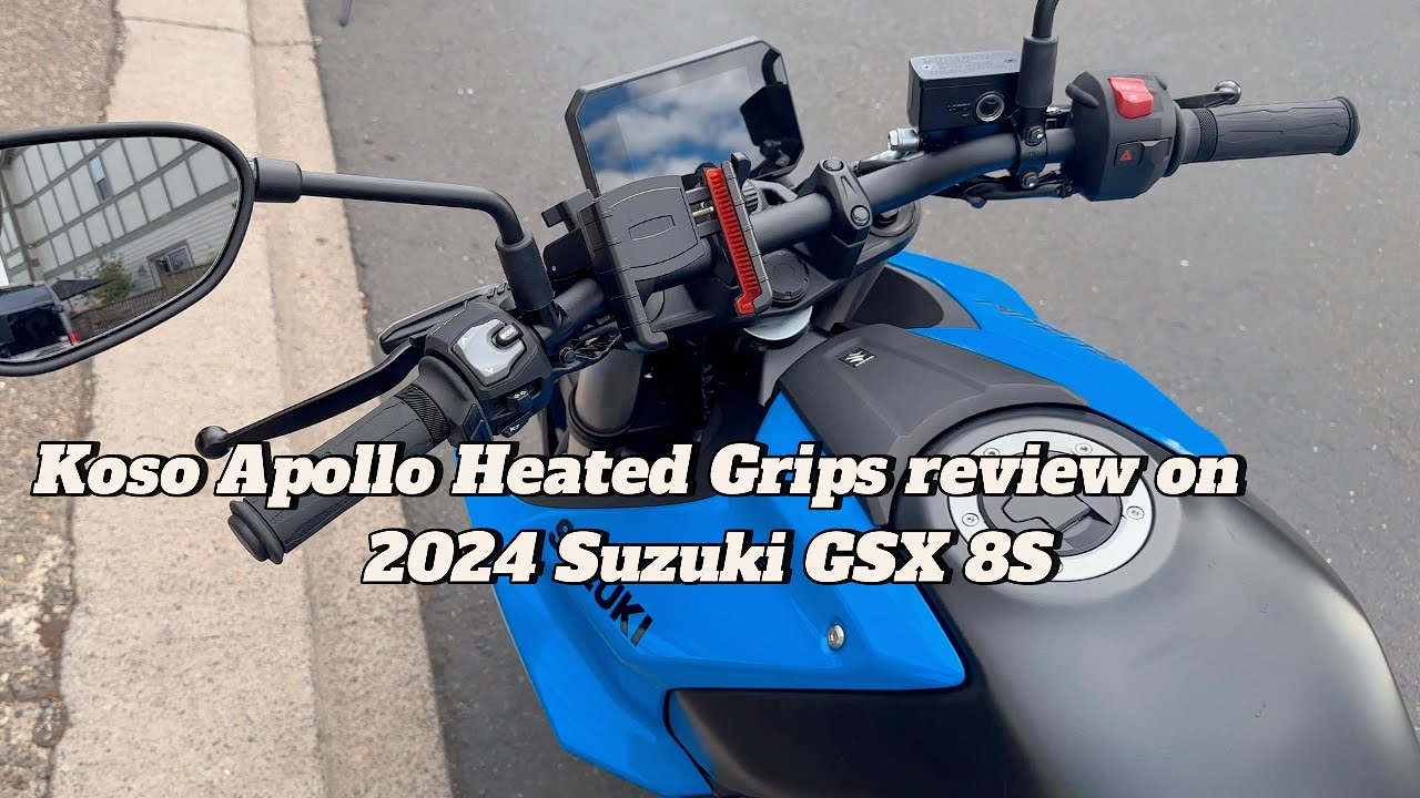 Koso Apollo Heated handgrips Review on 2024 Suzuki GSX 8S