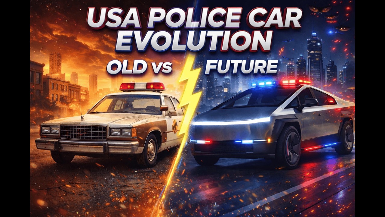 🚨 World’s Most Futuristic Police Car – Cybertruck Patrol