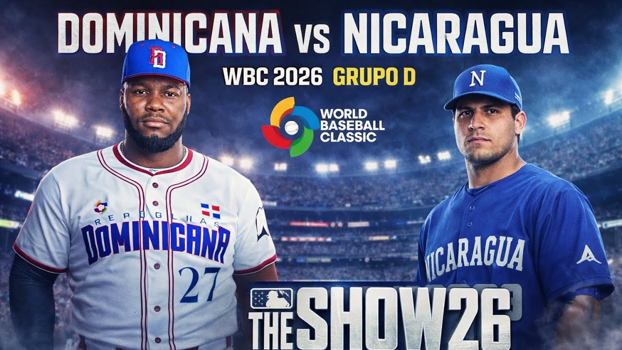 República Dominicana vs Nicaragua Clásico mundial 2026 The Show