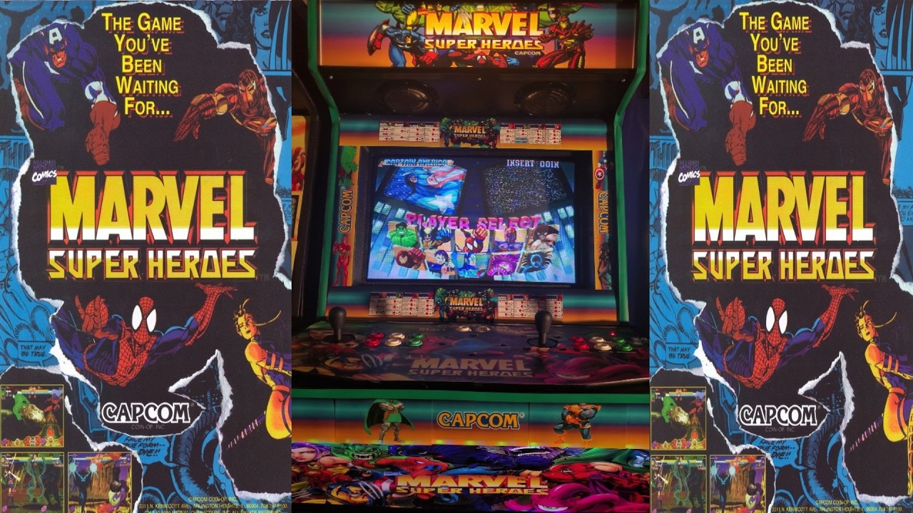 Captain America!! Mavel Super Heroes Arcade(1994)Long-Play (Infinity War Game Saga)Stars and Stripes