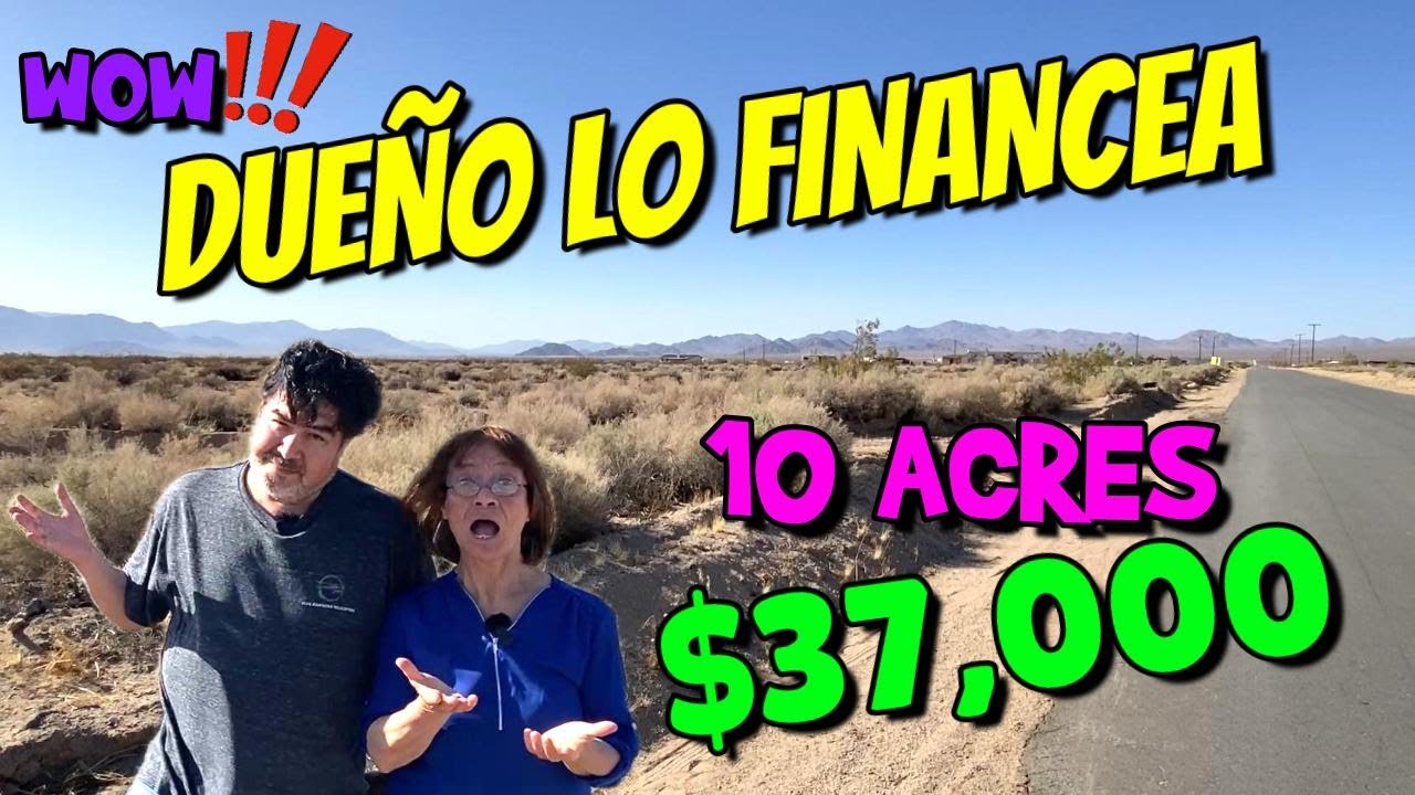 🟢 TERRENO BARATO 10 acres CALLE pavimentada DUEÑO FINANCEA HAZ TU RANCHO | LUCERNE VALLEY, CA