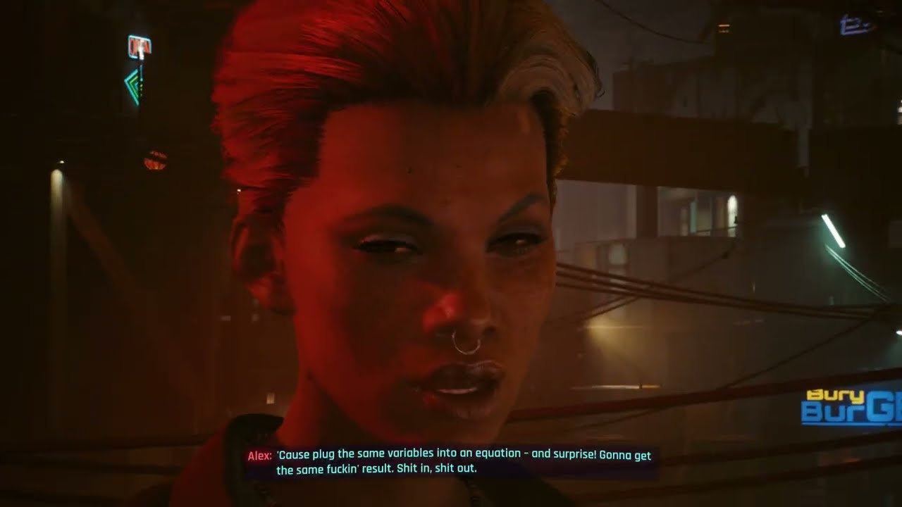 Cyberpunk 2077: Phantom Liberty &mdash; The Damned: Поговорите с Аленой &laquo;Алекс&raquo; Ксенакис (Певчая птица,...