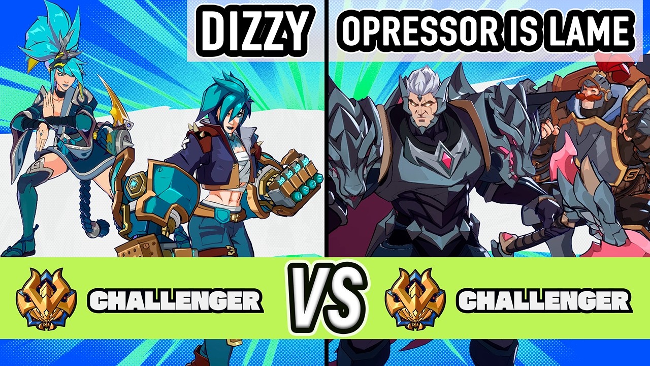2XKO ▰ Dizzy (Akali / Vi) vs Opressor is lame (Darius / Braum) ▰ High Level Gameplay