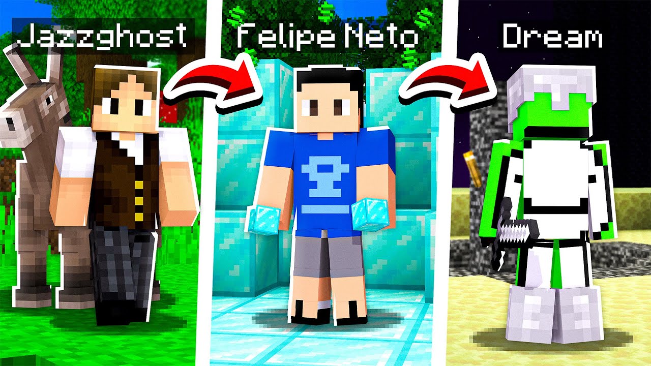 viramos um YOUTUBER a cada 30 segundos no Minecraft!