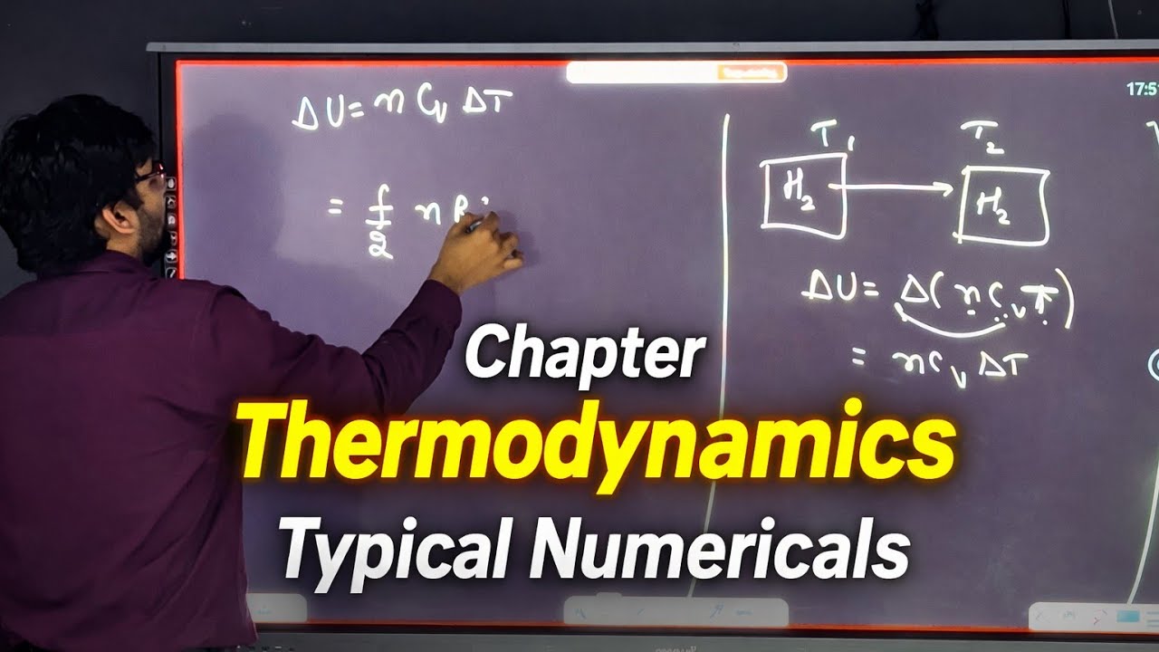 thermodynamics Lec 2 || slope of PV || numericals 