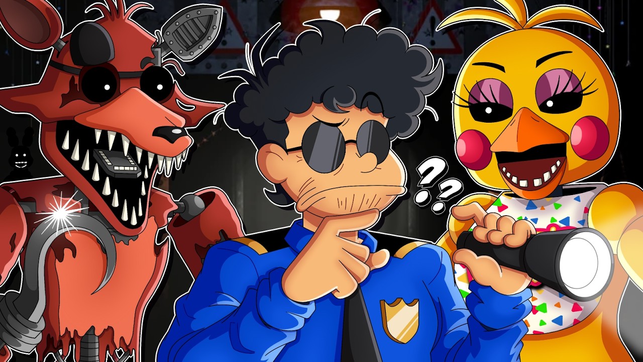 JOGUEI FNAF 2 NO MODO CEGO ATÉ ZERAR E FOI UM CAOS