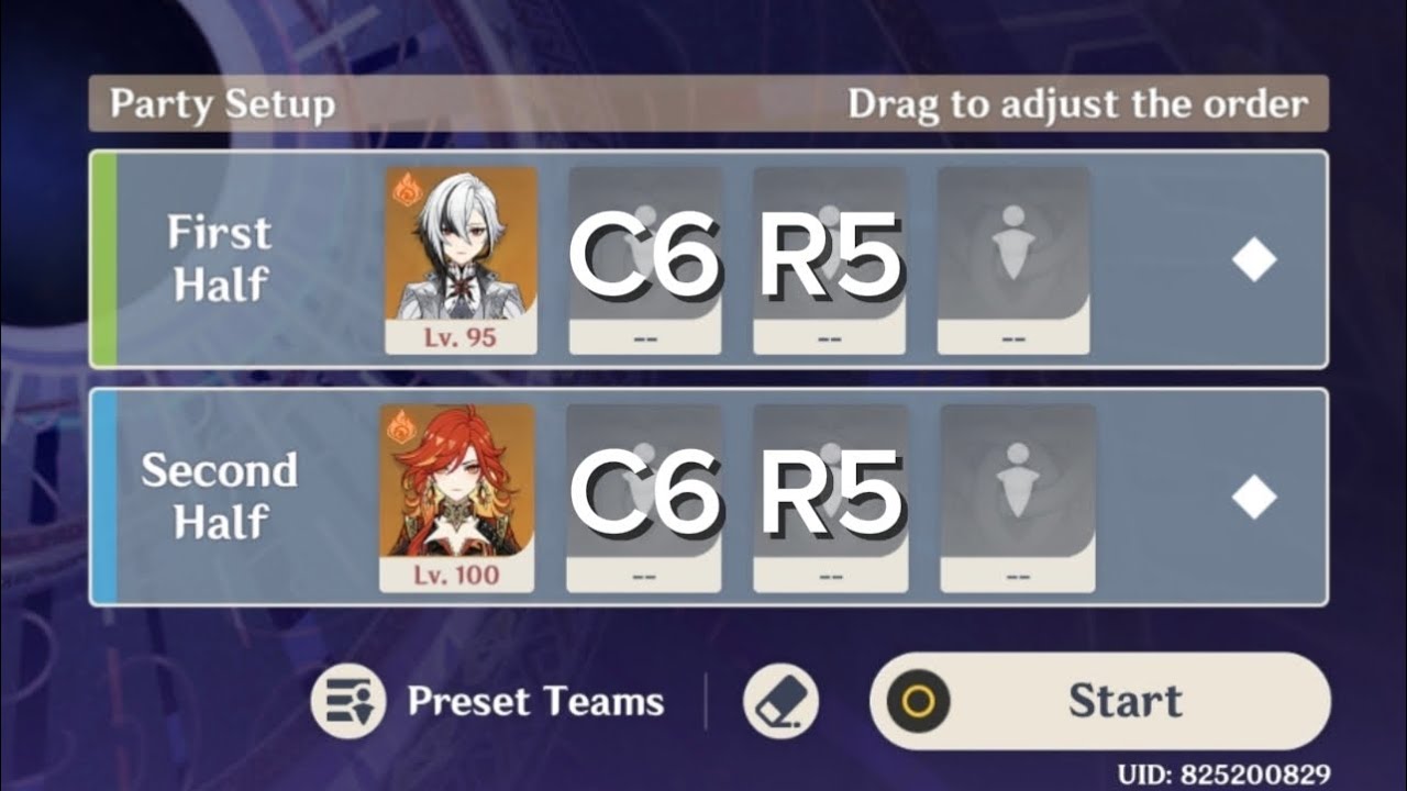 [NEW] C6 Mavuika & C6 Arlecchino SOLO! ~ Spiral Abyss 6.3 (Luna IV)