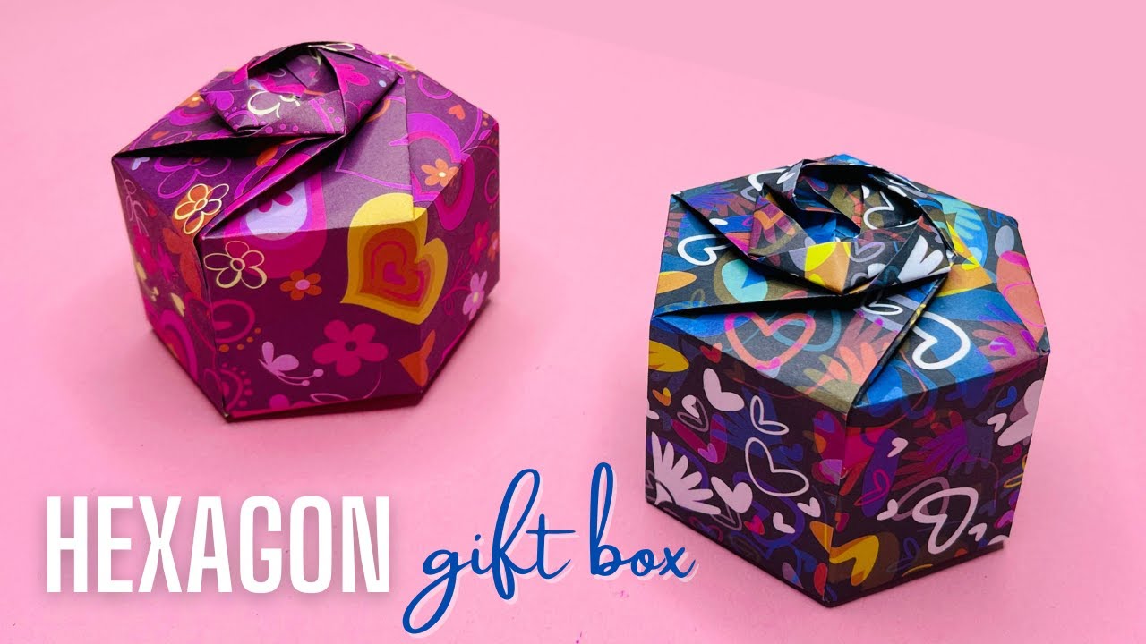 Origami Hexagon Gift Box | Gift Box Ideas
