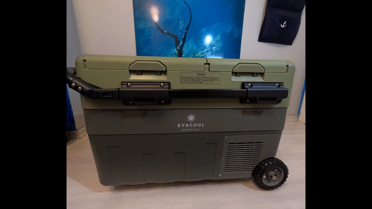 Evacool 12/24V 40 Litre Hybrid Kompresörlü Kamp Karavan Buzdolabı