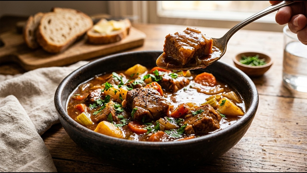 Pork Stew Melt in Mouth | Relaxing ASMR Cooking