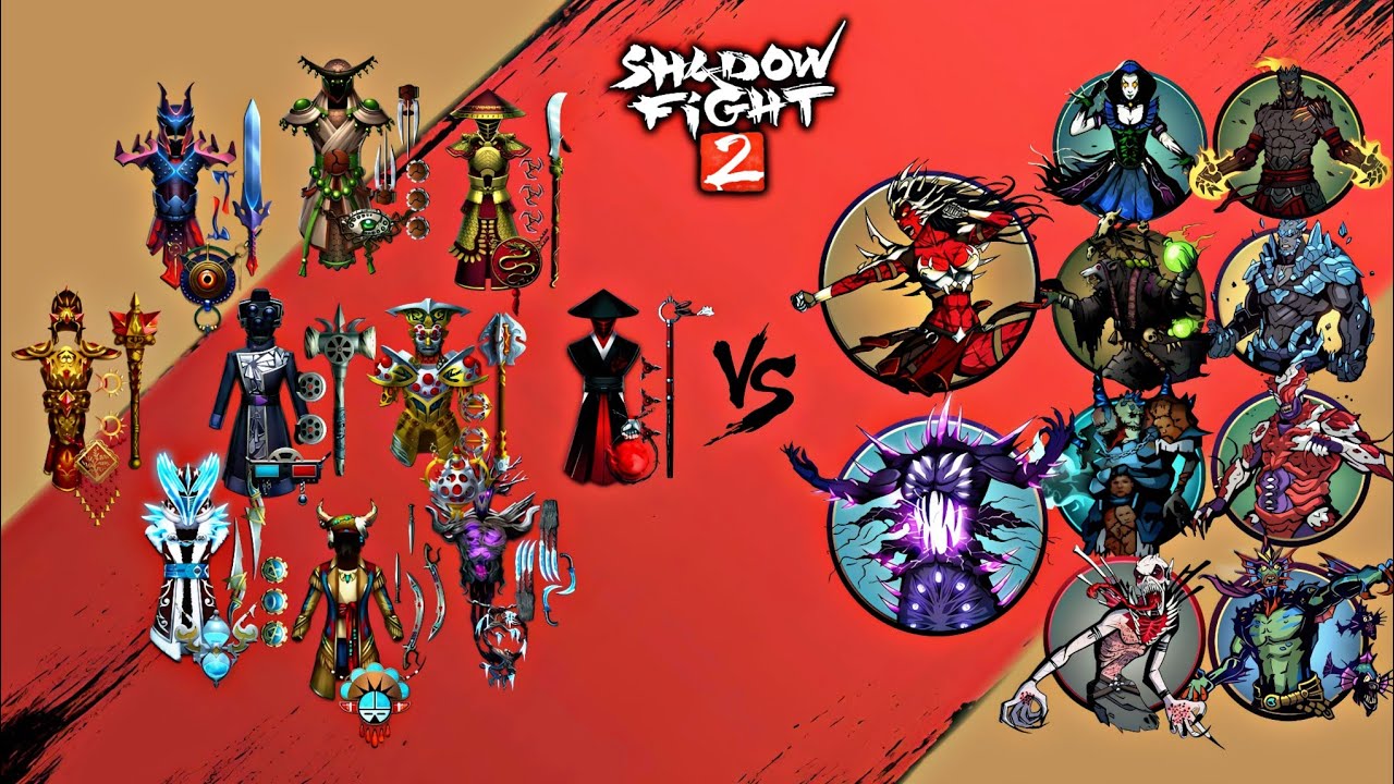 Все мифические сеты против босса Преисподней || Shadow Fight 2