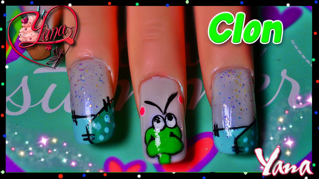 U&ntilde;as Decoradas Gusanito Clon  - Yana - Nail Art