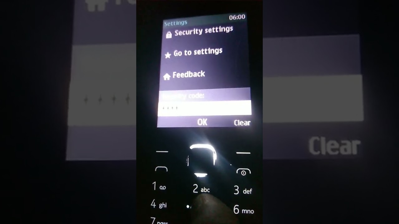 how to factory reset on Nokia 222