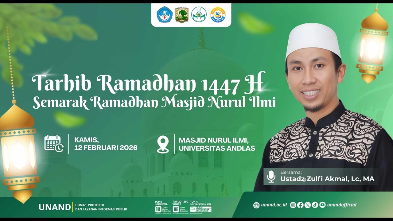 Tarhib Ramadhan 1447 H, Semarak Ramadhan Masjid Nurul Ilmi Universitas Andalas