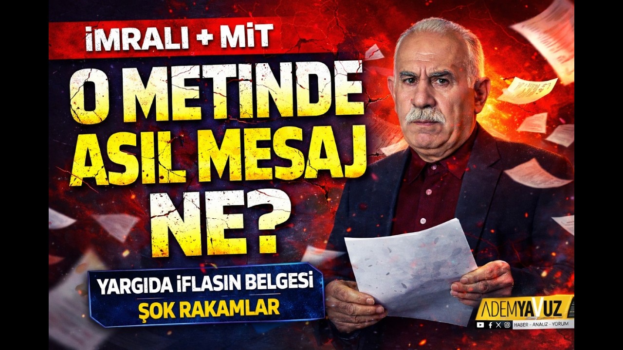 ÖCALAN VE MİT'İN MESAJINDA NE VAR ?