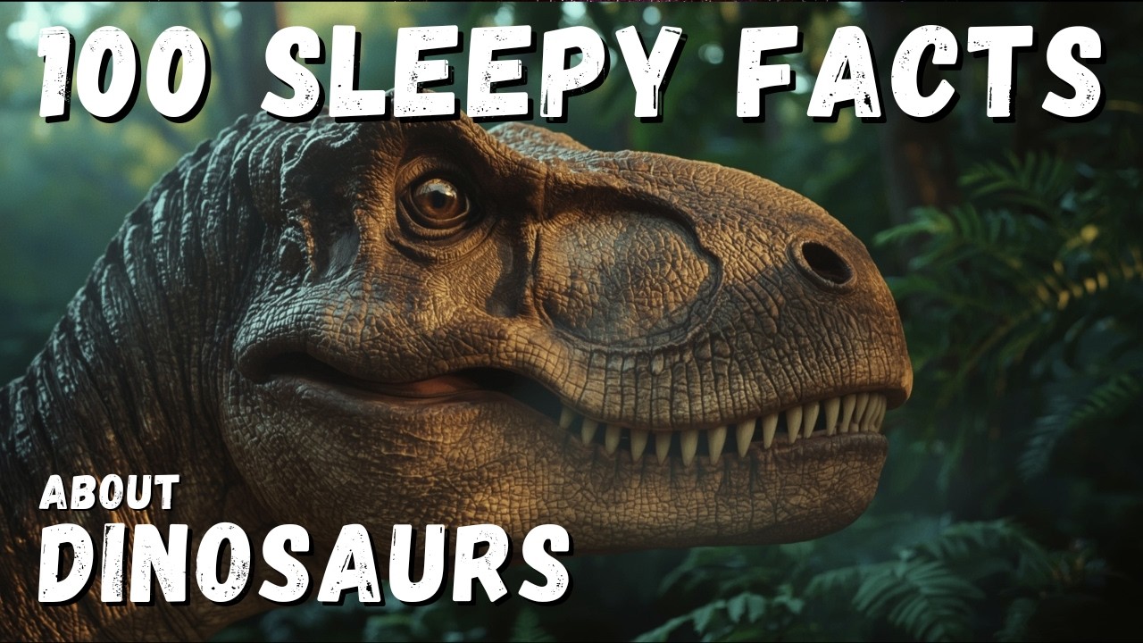 100 Calm Dinosaur Facts to Fall Asleep Fast (1.5 Hour Prehistoric Documentary)