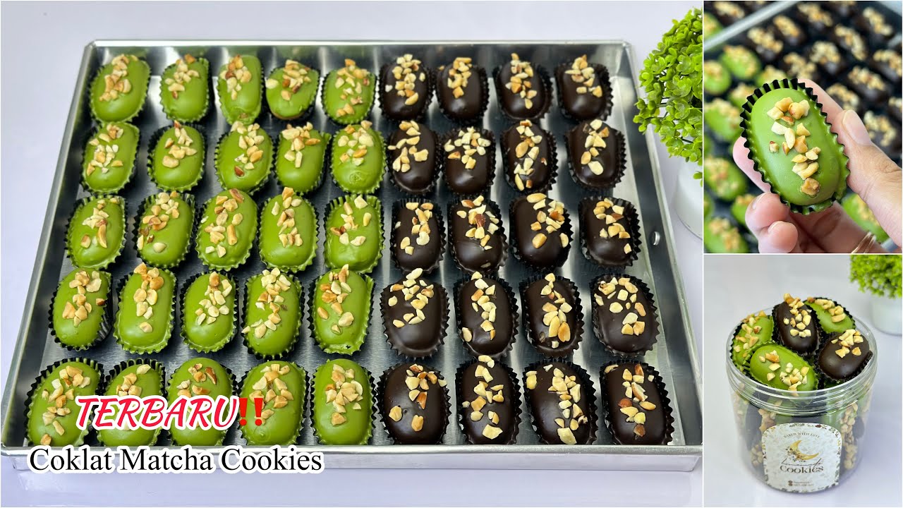 KUE KERING LEBARAN 2024 TERBARU COKLAT MATCHA COOKIES BELUM BANYAK YG BIKIN