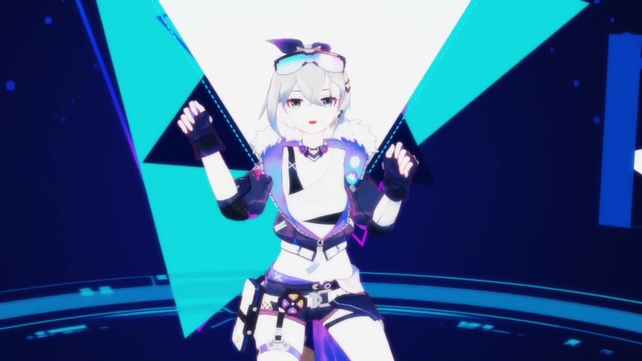 Silver Wolf -プレイ [MMD+RayMMD+Wine+Linux] 