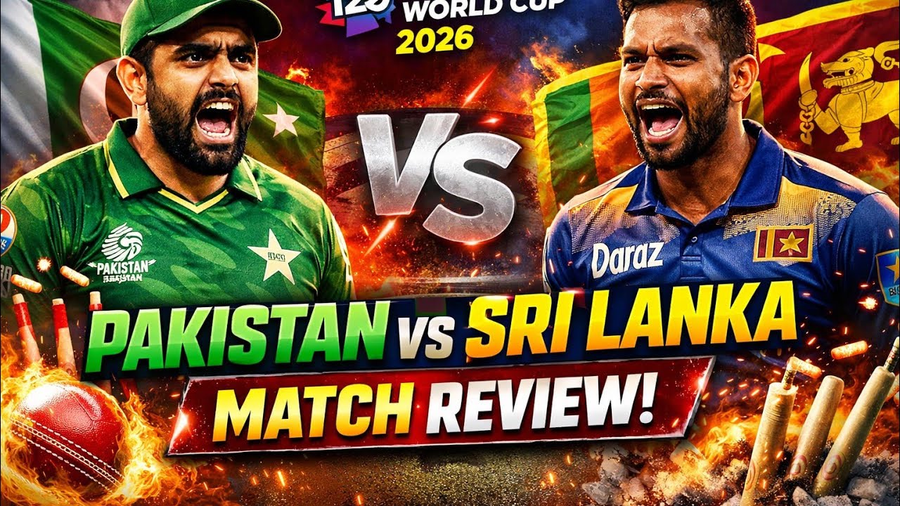 PAK vs SL High Voltage Clash ⚡ T20 World Cup 2026