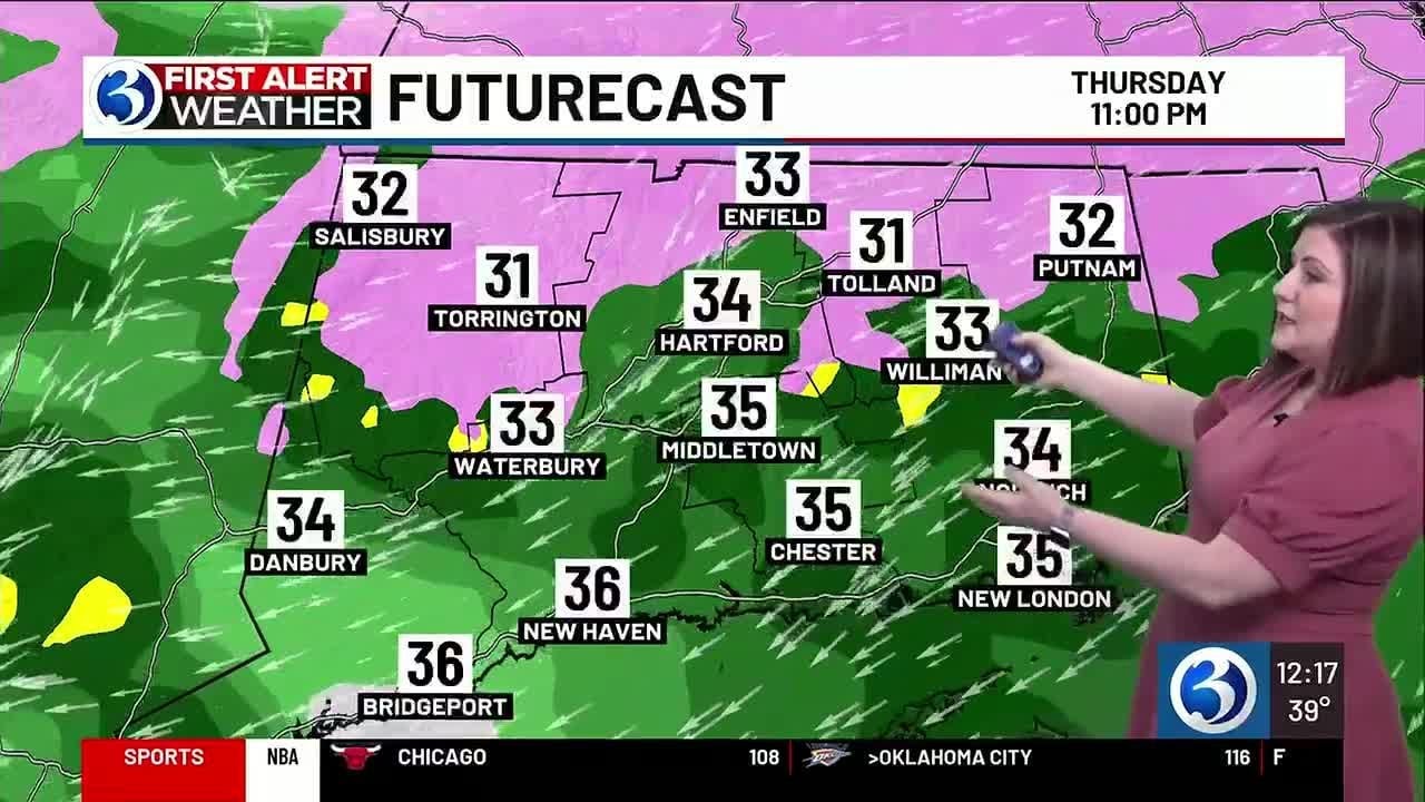 FORECAST: Friday morning is our next First Alert Weather Day due to an icy mix