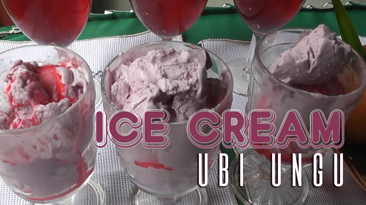 Cara Membuat Es Krim Ubi Ungu ; Promosi UMKM