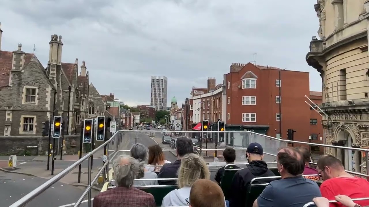 ON THE BUSES-OPEN TOP TOUR IN BRISTOL  270725