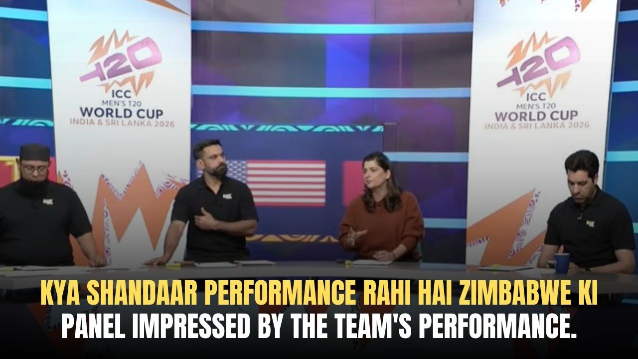 Kya shandaar performance rahi hai Zimbawe ki, panel impressed by the team's performance.