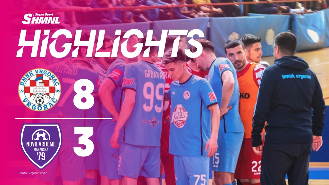 VRGORAC PIVAC vs NOVO VRIJEME 8:3 (15. kolo, SuperSportHMNL 25/26)