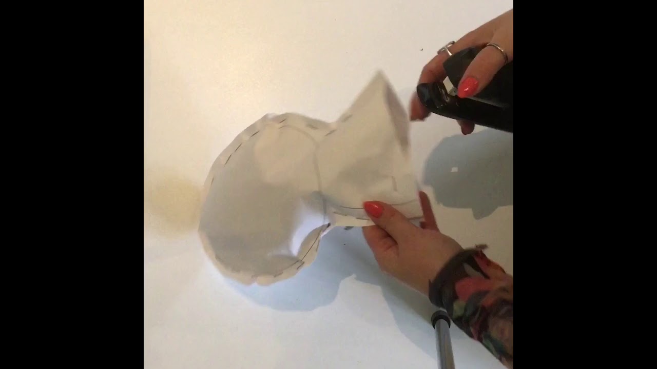 Papmaché ansigt - sådan gør du (del 1)