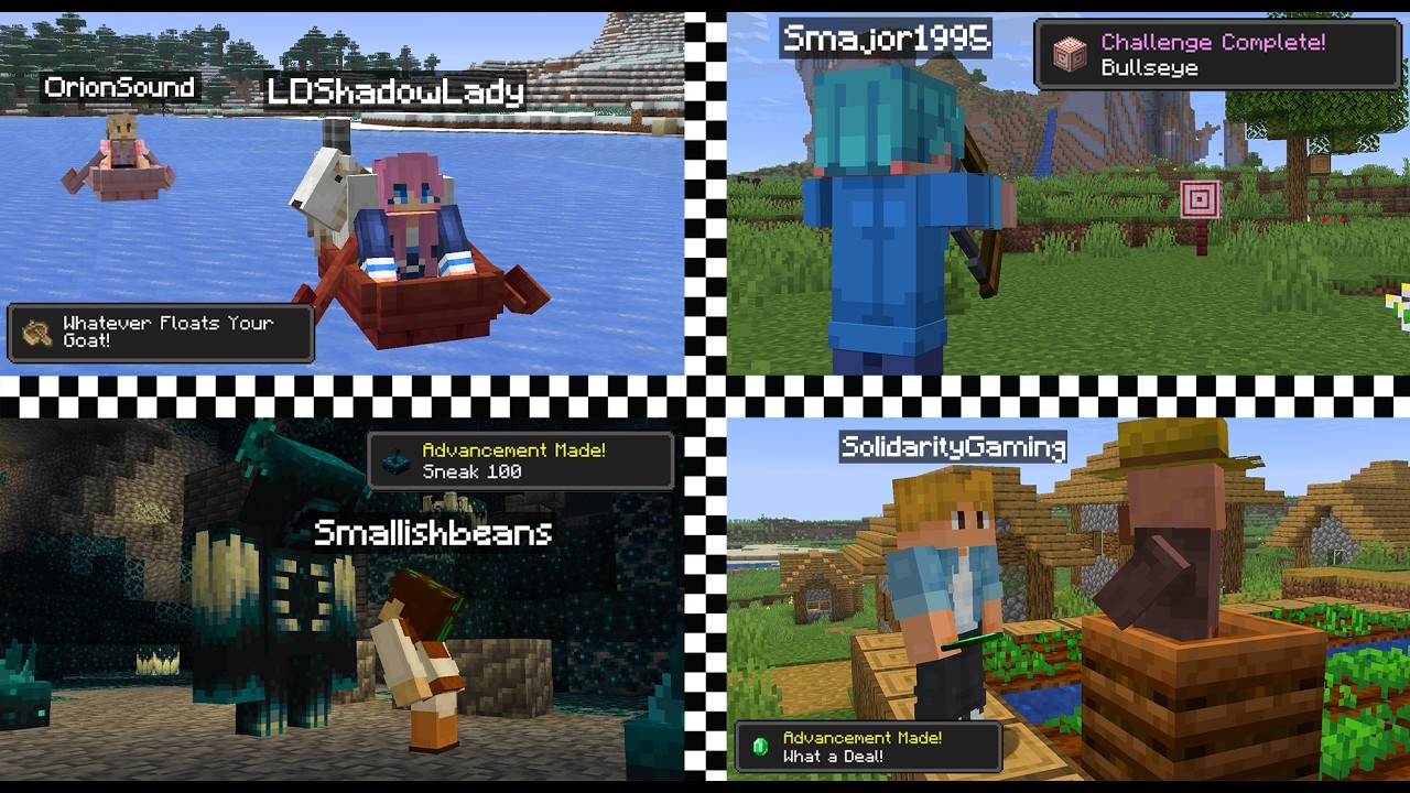 The HARDEST Minecraft Race EVER! W/LDShadowLady, Smallishbeans, SolidarityGaming & OrionSound!