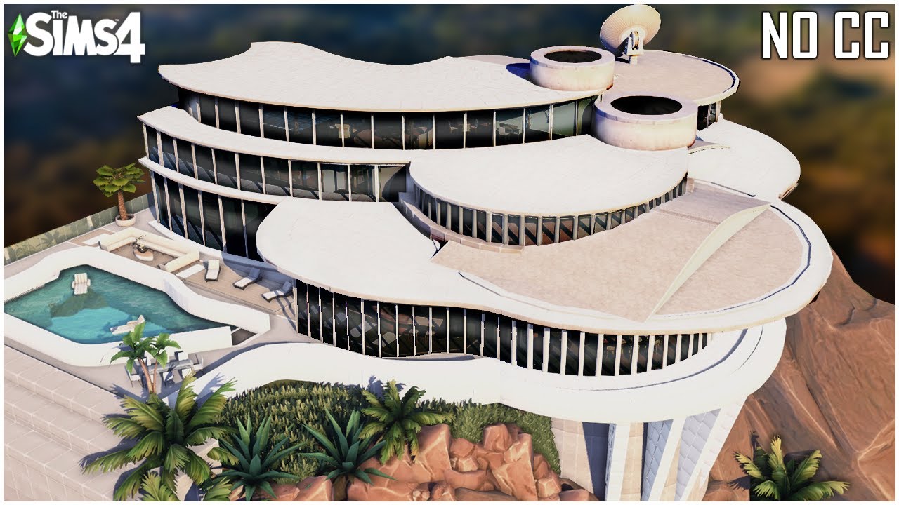 Sims 4 TONY STARK MANSION: IRON MAN [No CC] - Sims 4 Speed Build | Kate Emerald