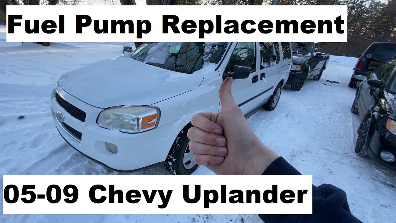 Замена топливного насоса Chevy Uplander Chevrolet 05 06 07 08 09 2005 2006 2007 2008 2009