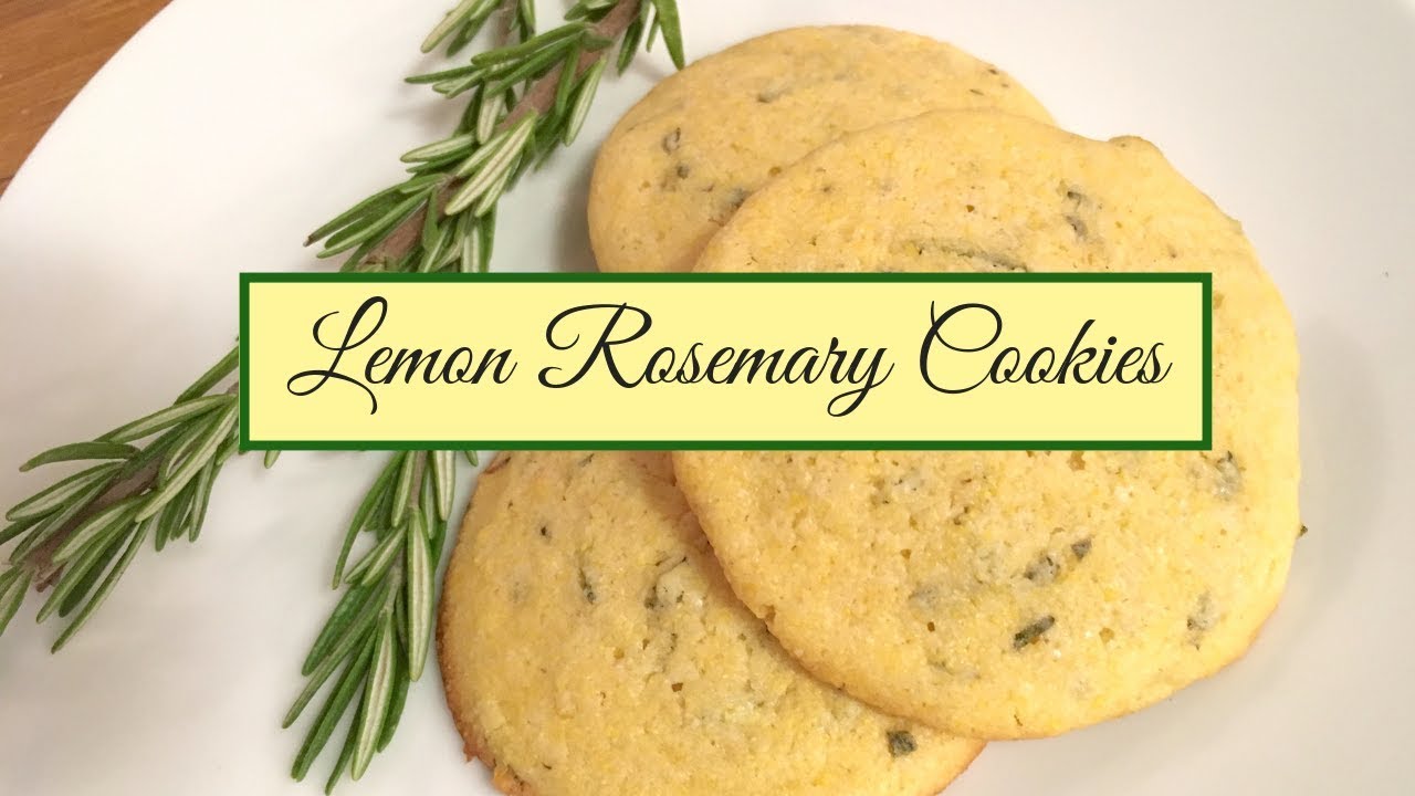 Lemon Rosemary Cookies | Christmas Cookie Collaboration!