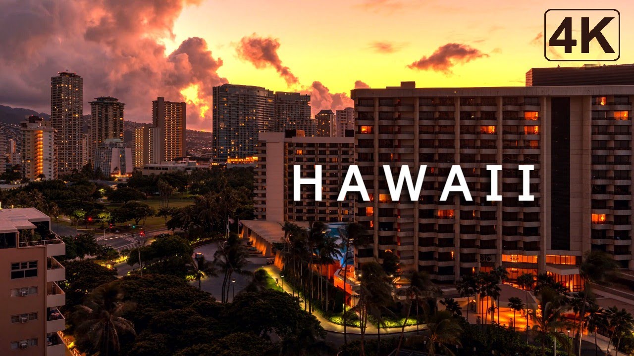 Honolulu, Oahu, Kailua Hawaii usa 2023 in 4K Ultra HD - Drone and Time Lapse Video | Hawaii, USA