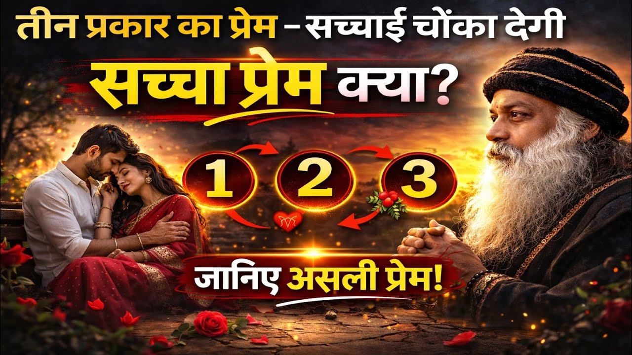 प्रेम के 3 प्रकार – 90% लोग गलत समझते हैं! | Osho Hindi Speech #osho #oshothoughts 