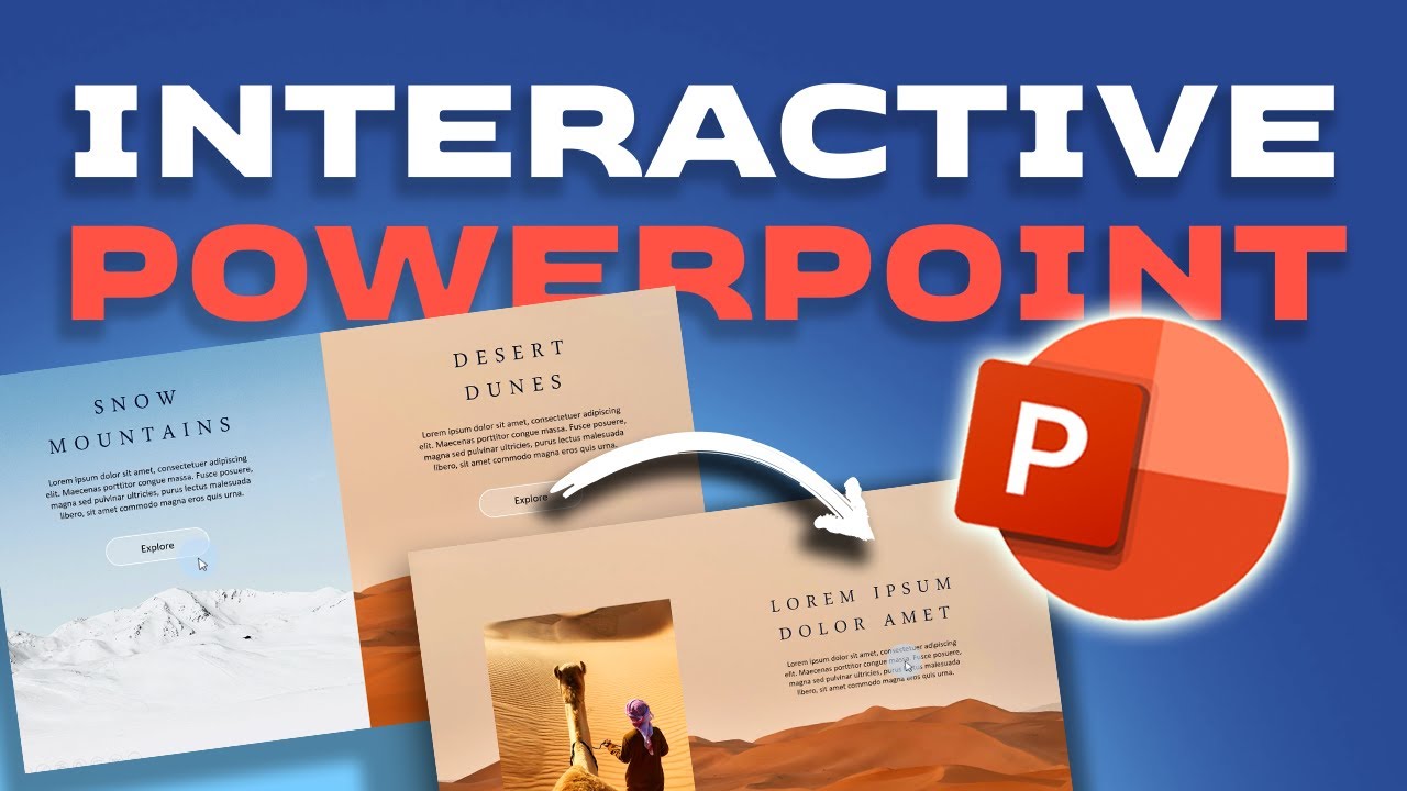Super fun and professional INTERACTIVE POWERPOINT TUTORIAL 😱