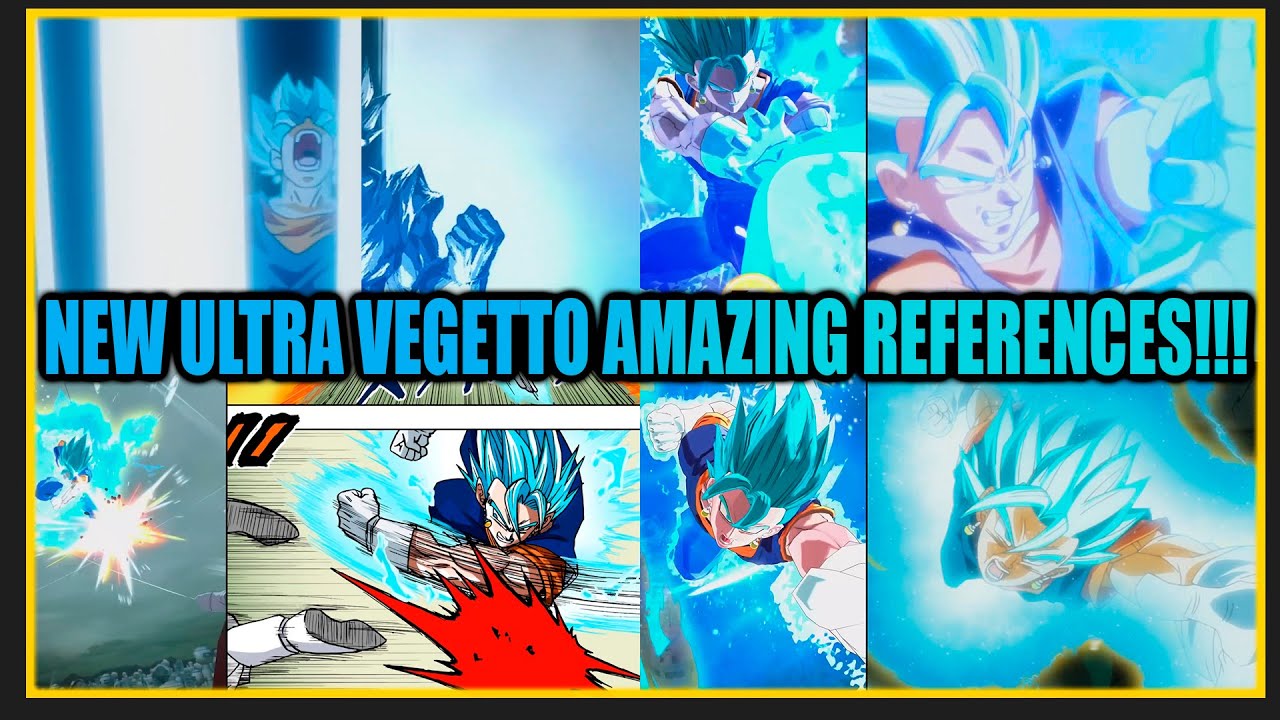 NEW DB Legends ULTRA VEGETTO Bluuuuue Trailer Anime References
