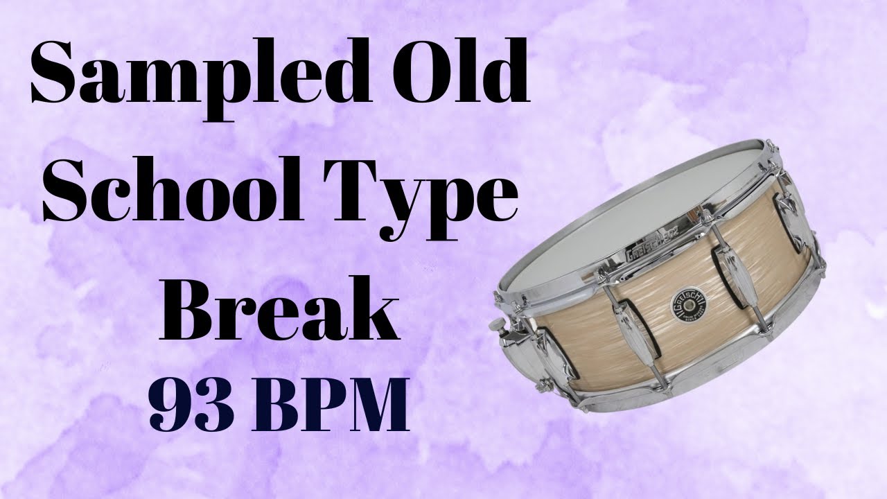 Gritty 94 BPM Sampled Type Drum Break - Vintage Boom Bap Groove